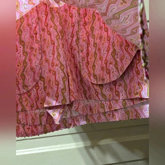 Golftini Pink Green Paisley Golf Mini Skort NWOT - Picture 4 of 8